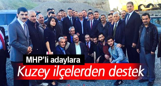 Erzurum MHP`li adaylar Kuzey ilçelerde