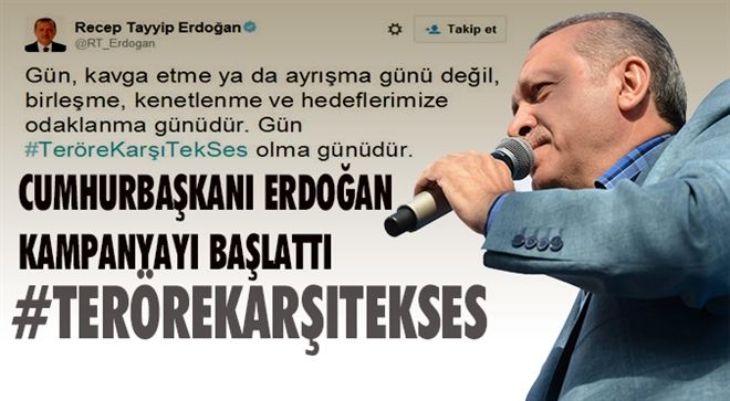 Cumhurbaşkanı Erdoğan Kampanya başlattı...